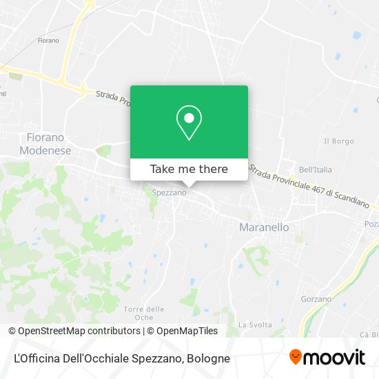 L'Officina Dell'Occhiale Spezzano map