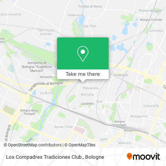Los Compadres Tradiciones Club. map