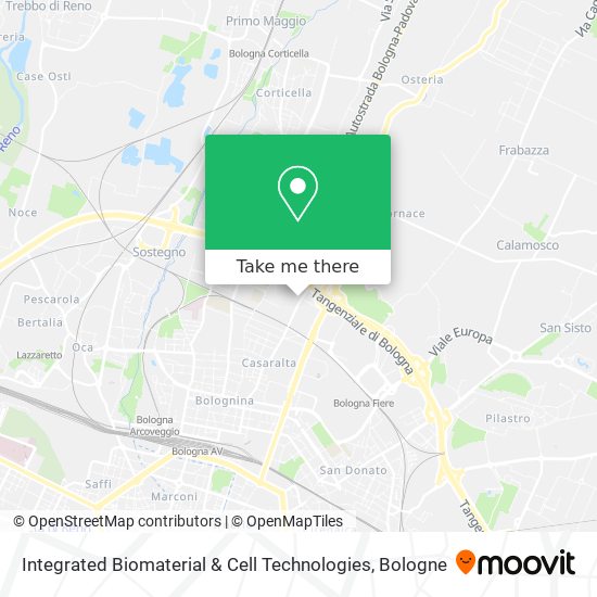 Integrated Biomaterial & Cell Technologies map
