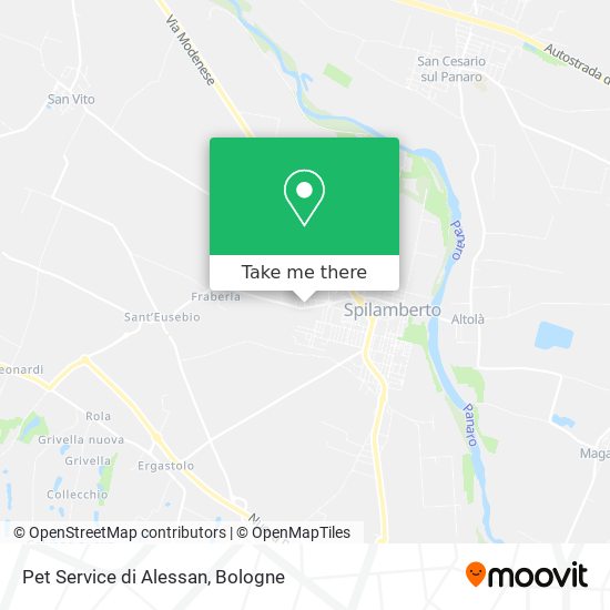 Pet Service di Alessan map