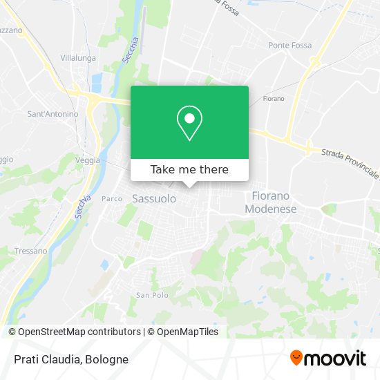 Prati Claudia map