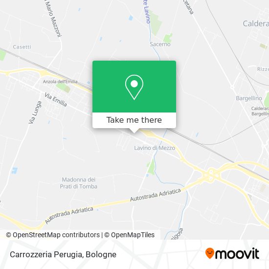 Carrozzeria Perugia map