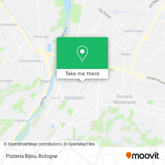 Pizzeria Bijou map