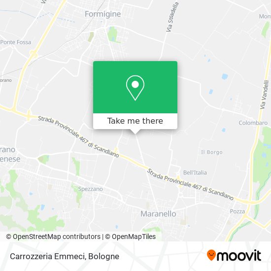 Carrozzeria Emmeci map