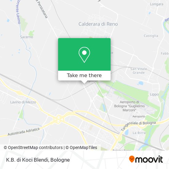 K.B. di Koci Blendi map