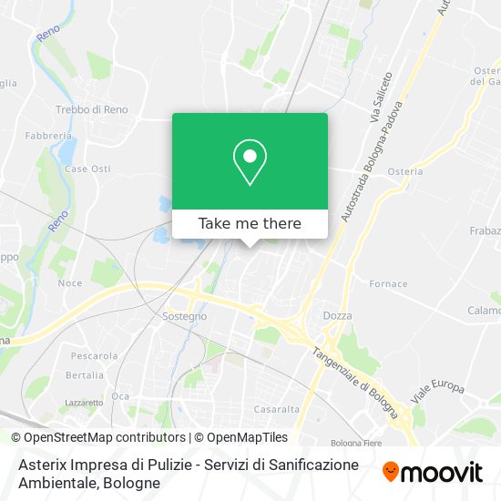 Asterix Impresa di Pulizie - Servizi di Sanificazione Ambientale map