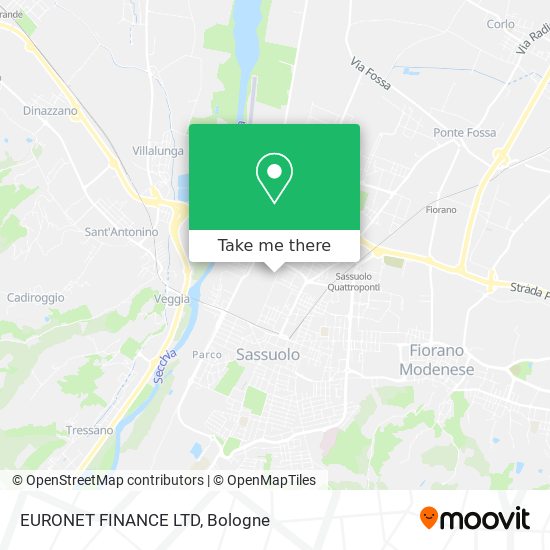 EURONET FINANCE LTD map