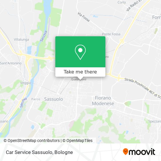 Car Service Sassuolo map