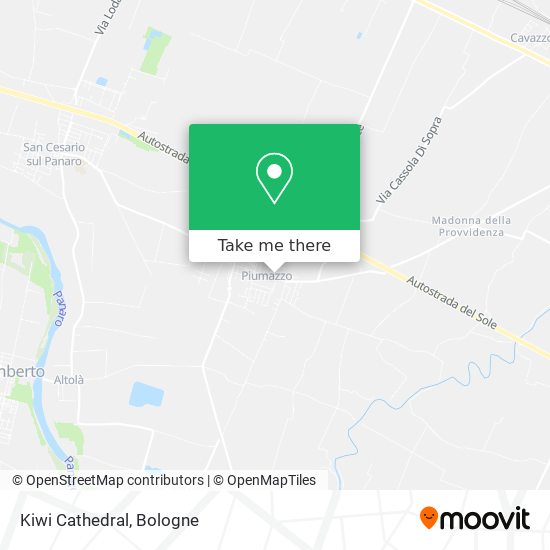 Kiwi Cathedral map