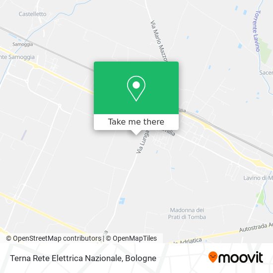 Terna Rete Elettrica Nazionale map