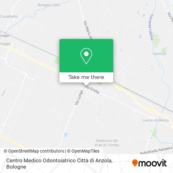 Centro Medico Odontoiatrico Città di Anzola map