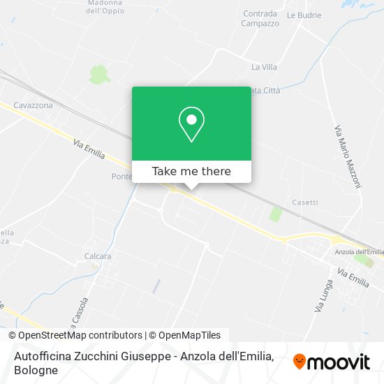 Autofficina Zucchini Giuseppe - Anzola dell'Emilia map