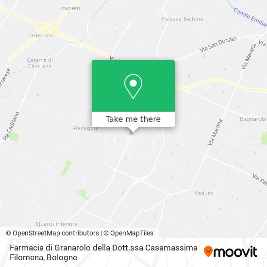 Farmacia di Granarolo della Dott.ssa Casamassima Filomena map