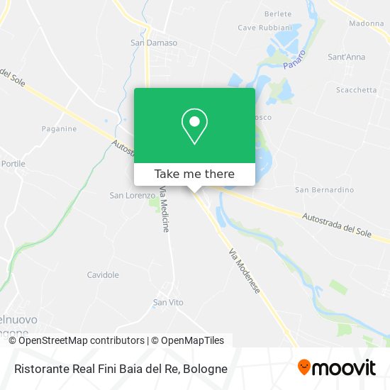 Ristorante Real Fini Baia del Re map