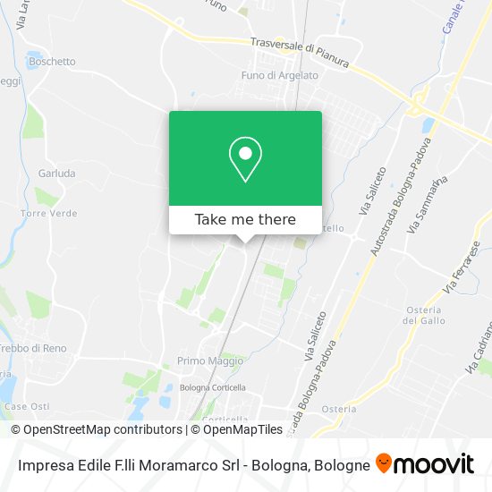 Impresa Edile F.lli Moramarco Srl - Bologna map