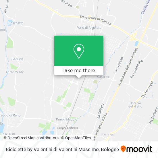 Biciclette by Valentini di Valentini Massimo map