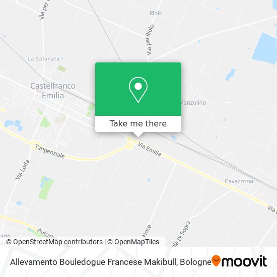 Allevamento Bouledogue Francese Makibull map