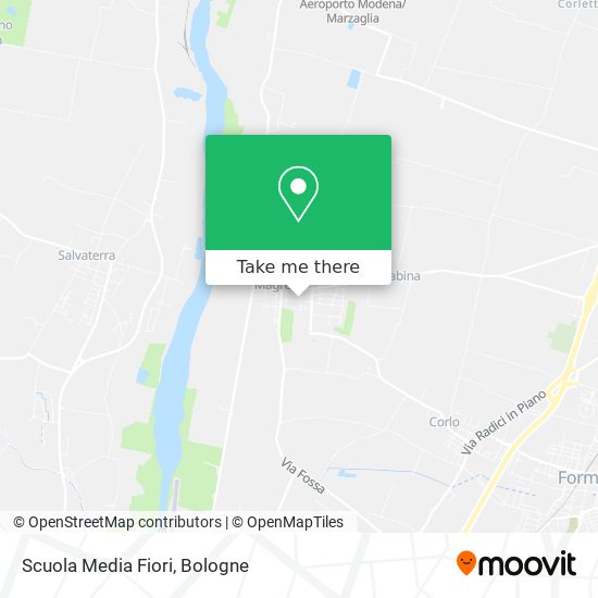 Scuola Media Fiori map