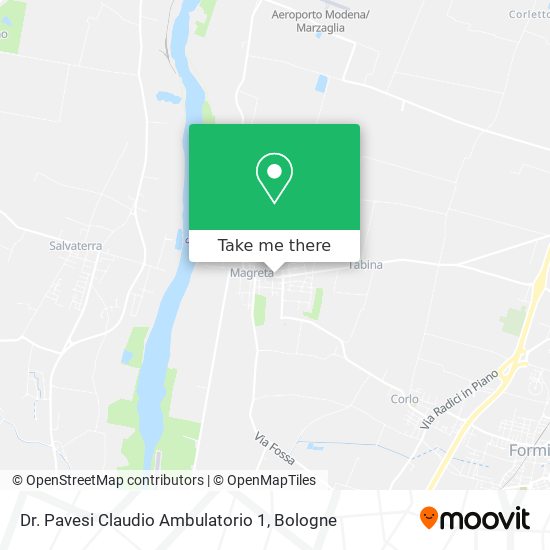 Dr. Pavesi Claudio Ambulatorio 1 map