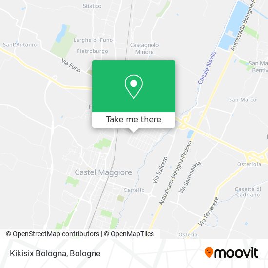 Kikisix Bologna map