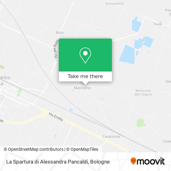 La Spartura di Alessandra Pancaldi map