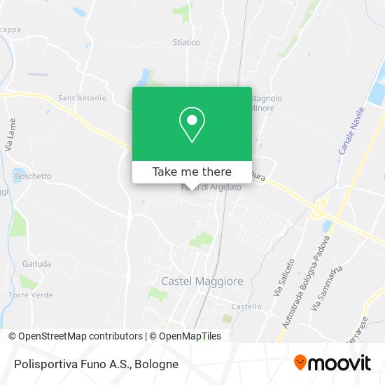 Polisportiva Funo A.S. map