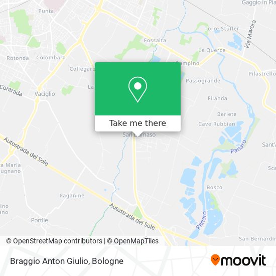 Braggio Anton Giulio map
