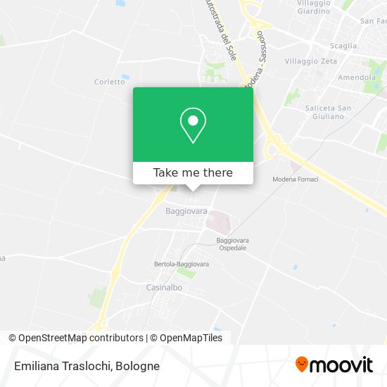 Emiliana Traslochi map