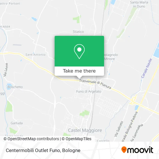 Centermobili Outlet Funo map