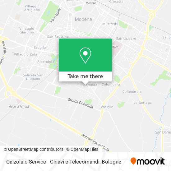 Calzolaio Service - Chiavi e Telecomandi map