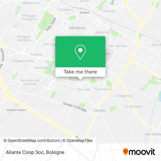 Aliante Coop Soc map