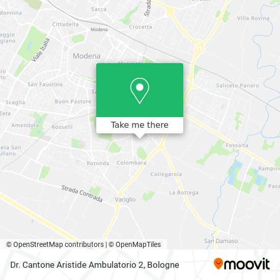 Dr. Cantone Aristide Ambulatorio 2 map