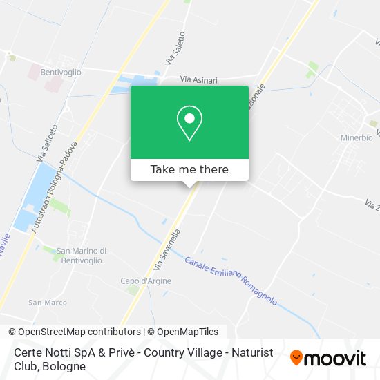 Certe Notti SpA & Privè - Country Village - Naturist Club map