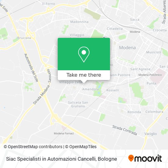 Siac Specialisti in Automazioni Cancelli map