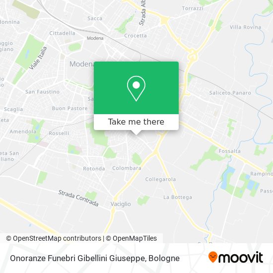 Onoranze Funebri Gibellini Giuseppe map