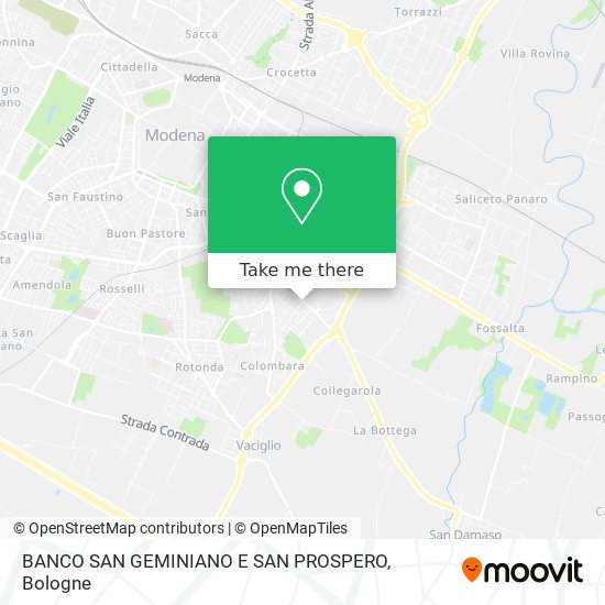 BANCO SAN GEMINIANO E SAN PROSPERO map