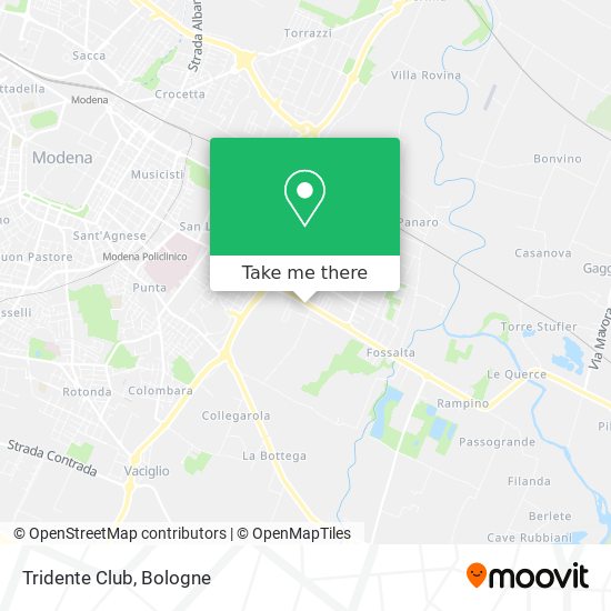 Tridente Club map