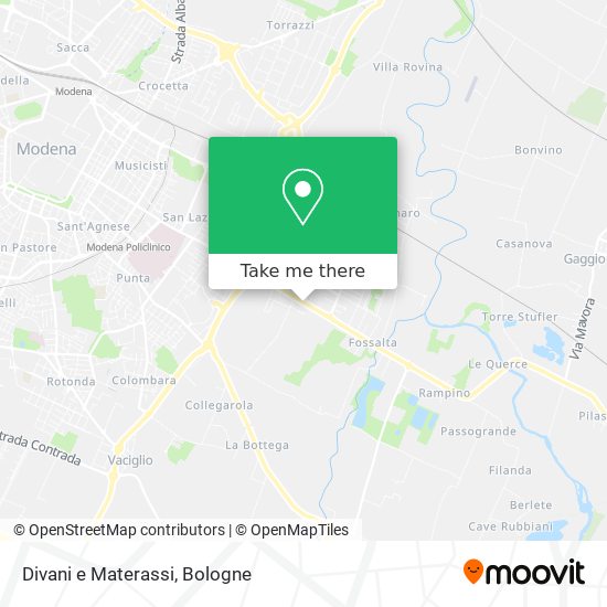 Divani e Materassi map
