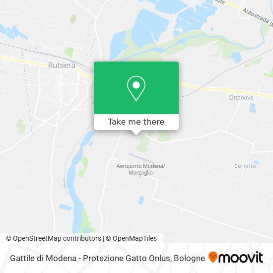 Gattile di Modena - Protezione Gatto Onlus map