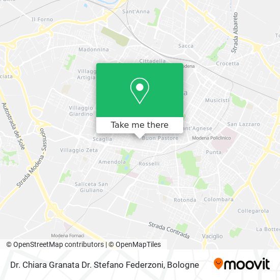 Dr. Chiara Granata Dr. Stefano Federzoni map