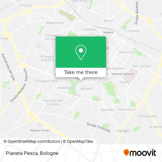 Pianeta Pesca map