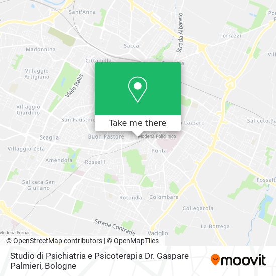 Studio di Psichiatria e Psicoterapia Dr. Gaspare Palmieri map