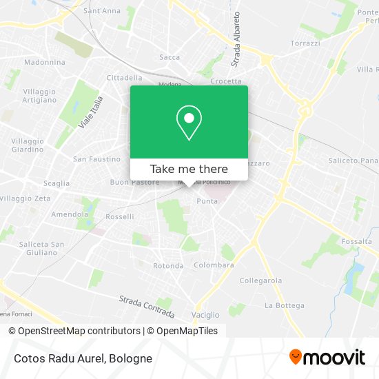 Cotos Radu Aurel map