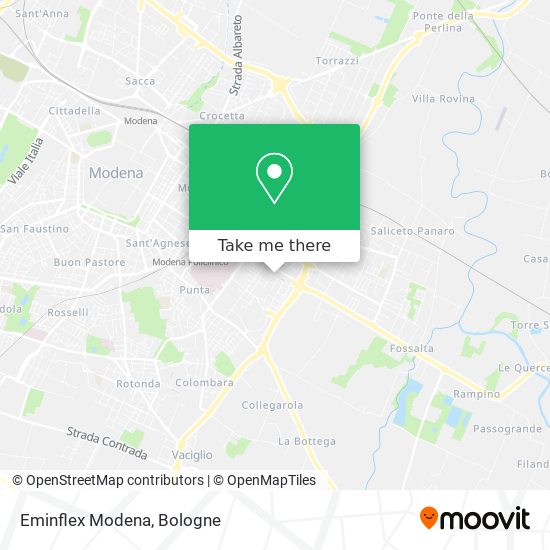 Eminflex Modena map
