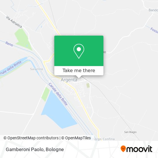 Gamberoni Paolo map
