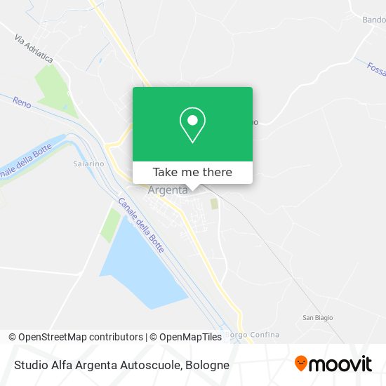 Studio Alfa Argenta Autoscuole map