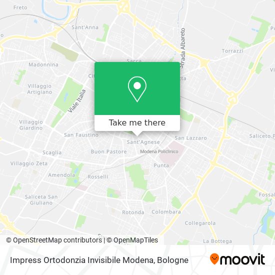Impress Ortodonzia Invisibile Modena map