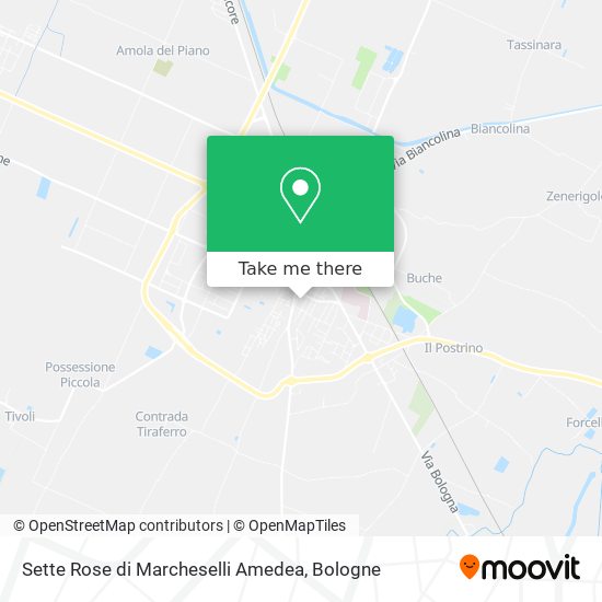 Sette Rose di Marcheselli Amedea map