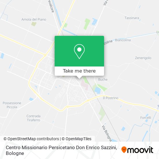 Centro Missionario Persicetano Don Enrico Sazzini map