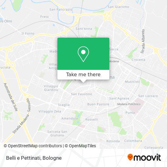 Belli e Pettinati map